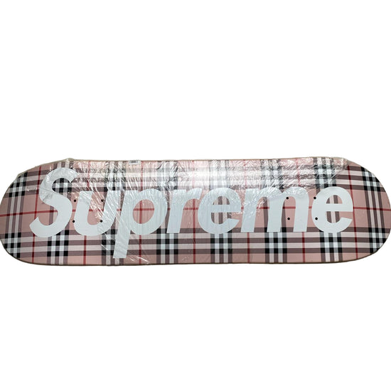 Burberry Pink Novacheck Skateboard Deck
