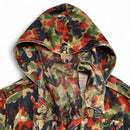 Swiss Camo M70 Camouflage Red Brown and Green Vintage Army Military Jacket (XL)