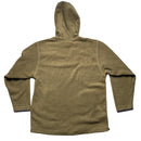 Adidas Olive Khaki Green Quarter Zip Fleece Hoodie (L)