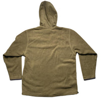 Adidas Olive Khaki Green Quarter Zip Fleece Hoodie (L)