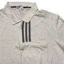 Y-3 Adidas Yohji Yamamoto White and Grey Polo (L)