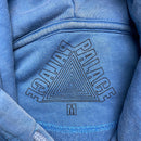 Palace Blue and Light Brown Hoodie (M)