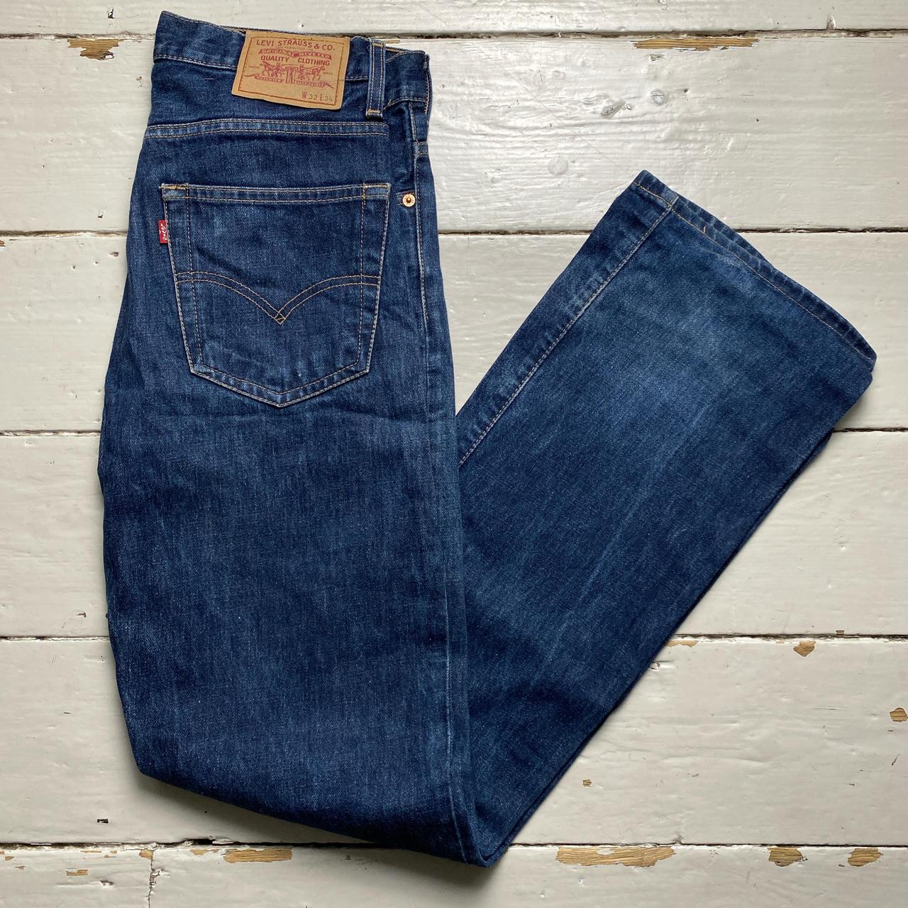 Levis 401 Navy Vintage Baggy Jeans