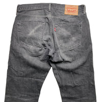 Levis 501 Grey Baggy Jeans (32W)