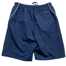 Nike Vintage y2k Navy and White Swoosh Shell Baggy Trackpant Shorts (L)