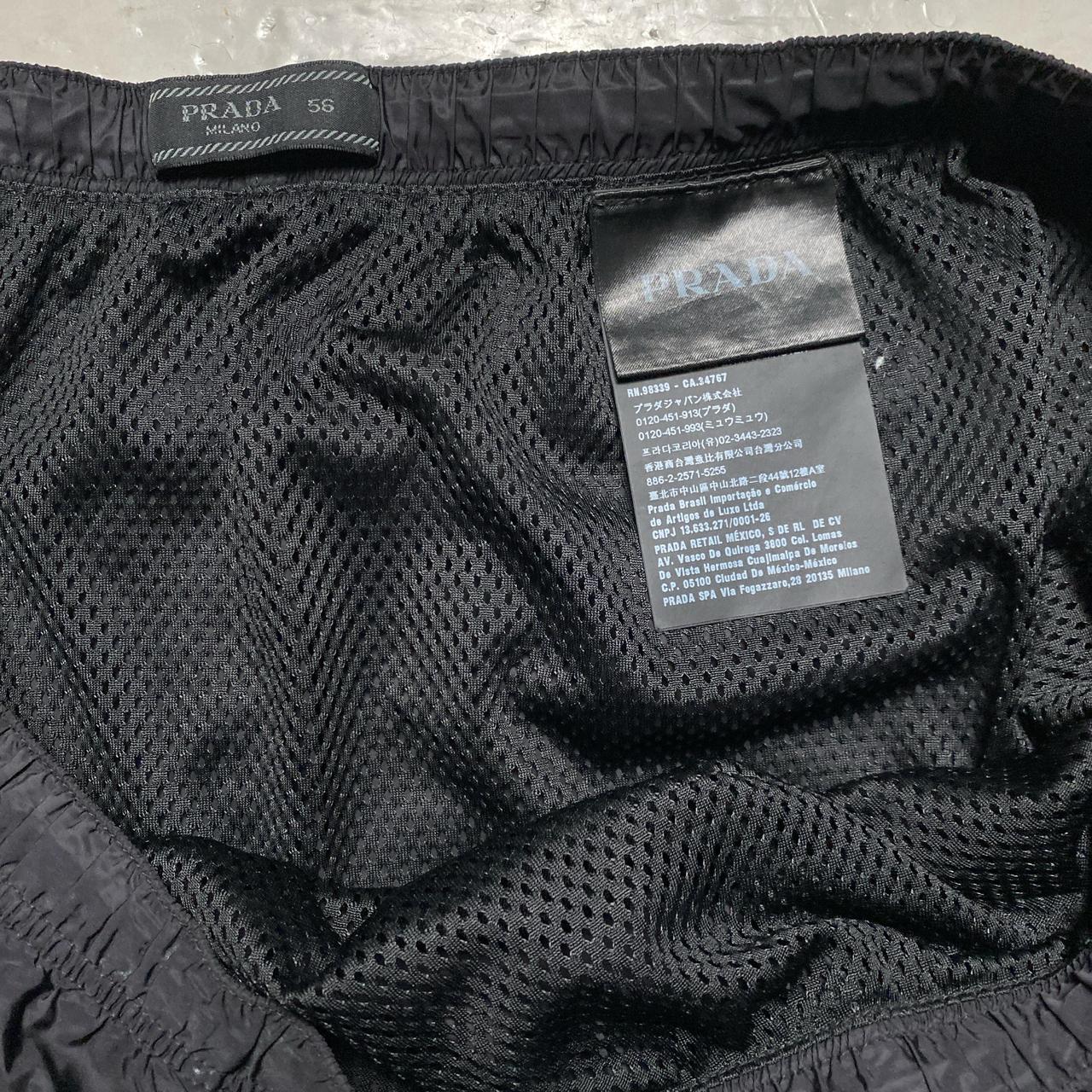 Prada Milano Black Nylon Shell Swimming Shorts (W 34)