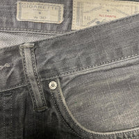 All Saints Cigarette Slim Grey Jeans (W 30)