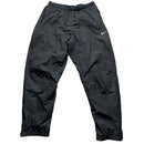 Nike Black and White Swoosh Shell Trackpant Baggy Bottoms (L)