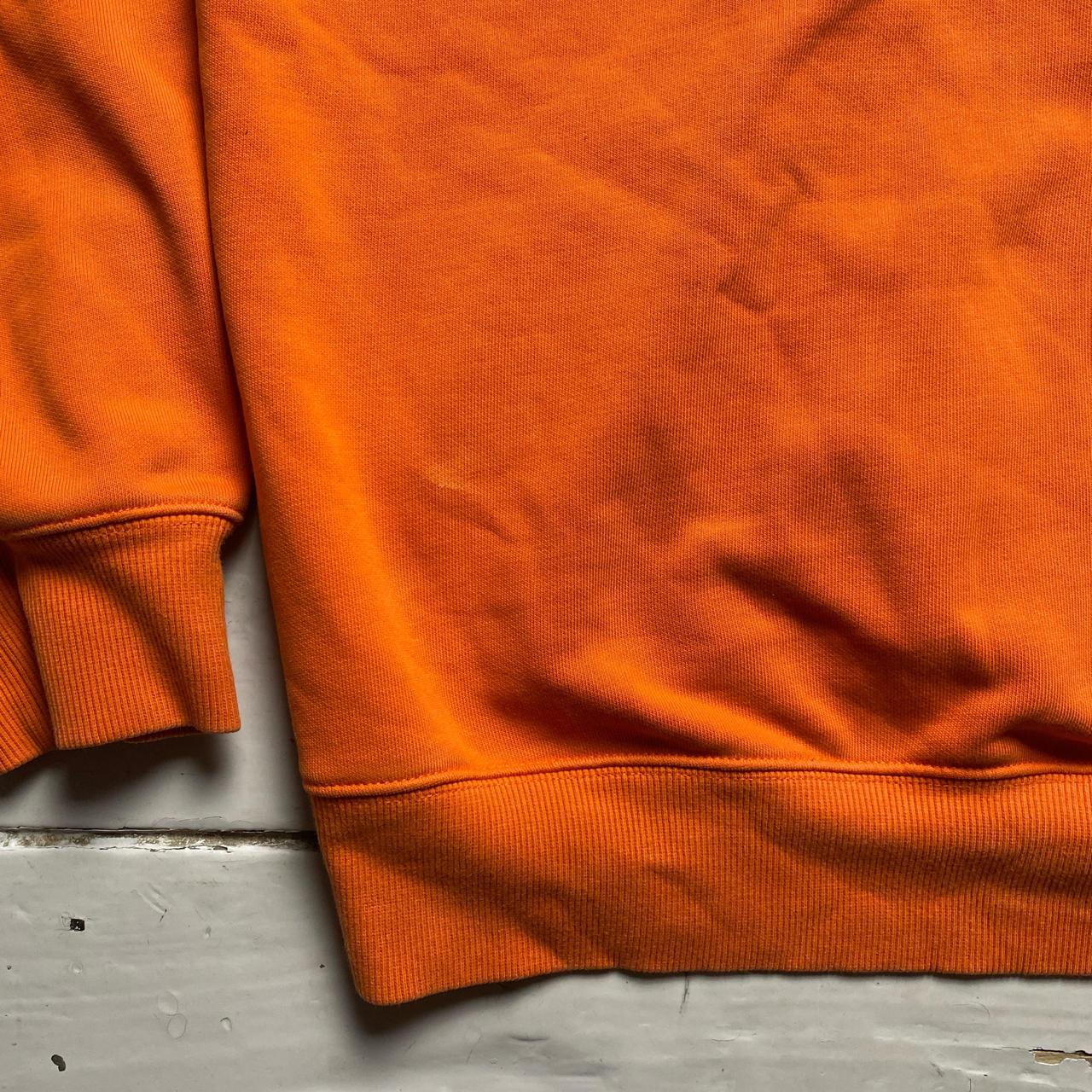 Carhartt Orange and Black Hoodie