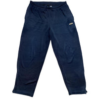 Reebok Athletic Department Navy and Yellow Trackpant Bottoms (L)