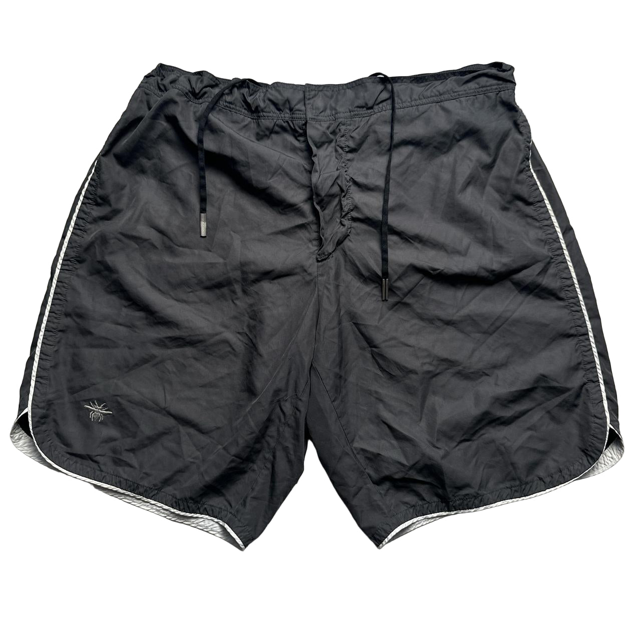 Dior Bee Swim Shorts Grey and Silver (M)