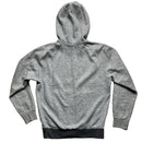 Nike White Red Swoosh Grey Hoodie (XS)