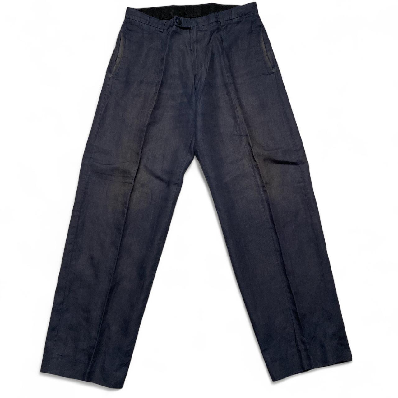 Emporio Armani Navy Two Piece Full Suit Jacket and Trousers (M)