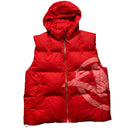 Minus Two Red and Pink Puffer Gilet (XL)