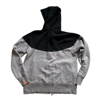 Nike Grey and Black Heavy Hoodie (L)