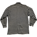 Versus Versace Black and White Houndstooth Checked Shirt (L)
