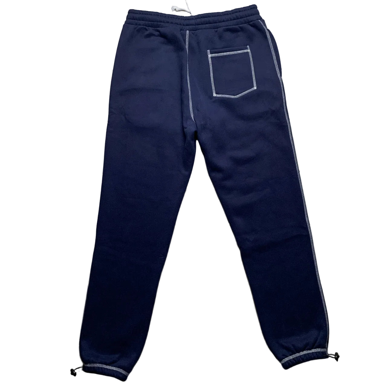 Navy The Trio Contrast Stitch Sweatpants (S,M,L,XL)