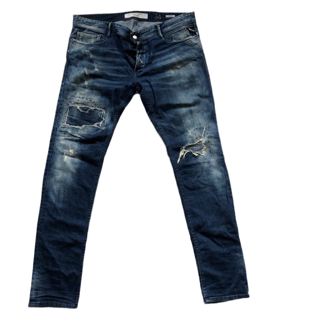 Replay Thyber Distressed Jeans (34W)