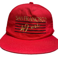 San Fransisco 49ers NFL Vintage 90’s Snapback Green Brim Cap
