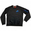 Nike Air Grey Blue and Black Crewneck Jumper (M)