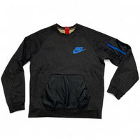 Nike Air Grey Blue and Black Crewneck Jumper (M)
