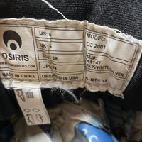 Osiris D3 - 2001 Black and White Chunky Skateboarding Shoes (UK 5)