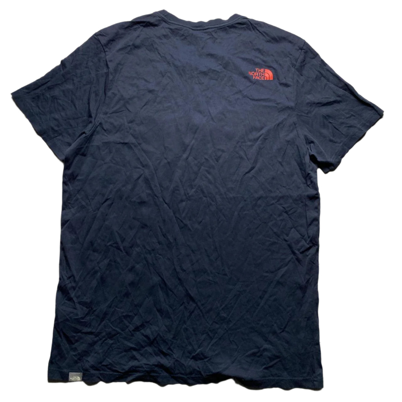 The North Face Navy and Red T Shirt (XL)