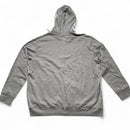 Adidas Performance Essentials Grey and White Tri Stripe Hoodie (3XL)