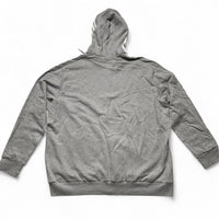 Adidas Performance Essentials Grey and White Tri Stripe Hoodie (3XL)