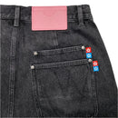 Vandy The Pink Grey Baggy Jorts Jean Shorts (XL)
