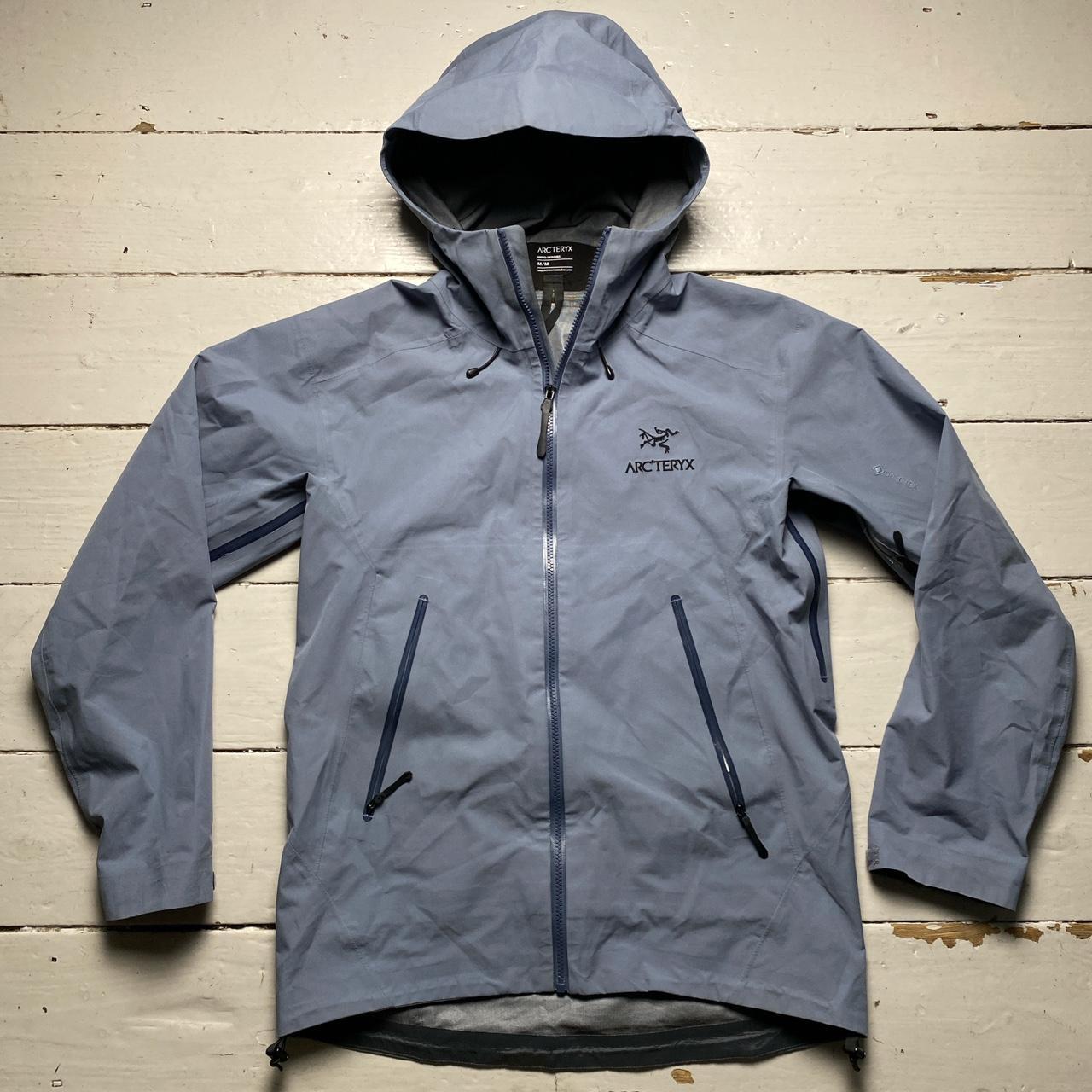 Arc’Teryx Beta LT Sawyer Jacket Light Grey Blue and Black