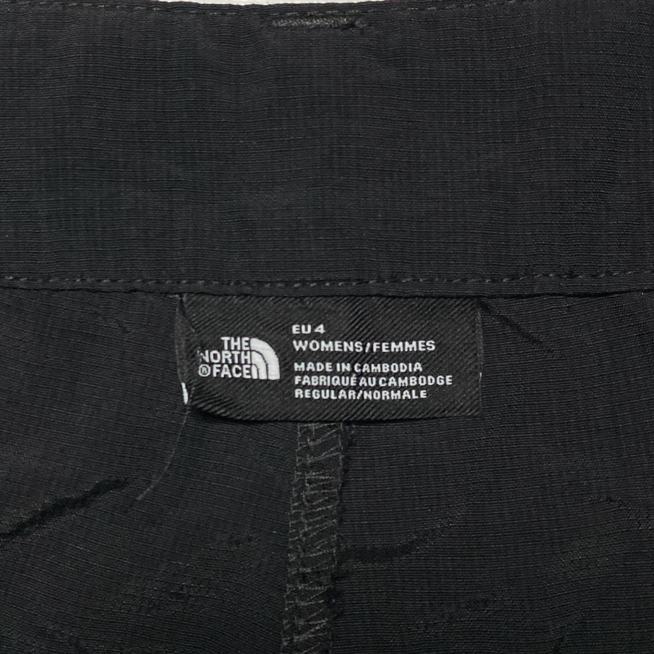 The North Face Black and White Womens Nylon Cargo Trousers