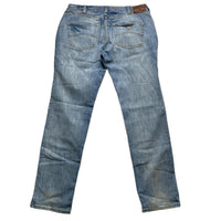 Armani Vintage Light Blue Baggy Comfort Fit Jeans (38W)