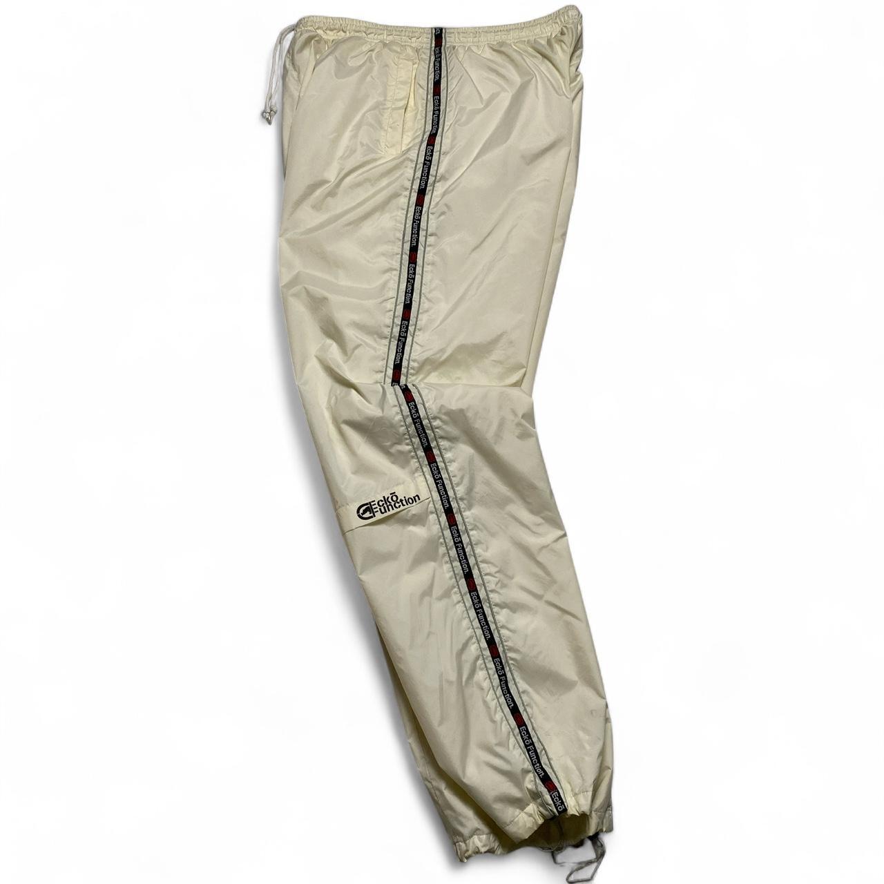 Ecko Unltd Cream Shell Trackpant Baggy Bottoms (XL)