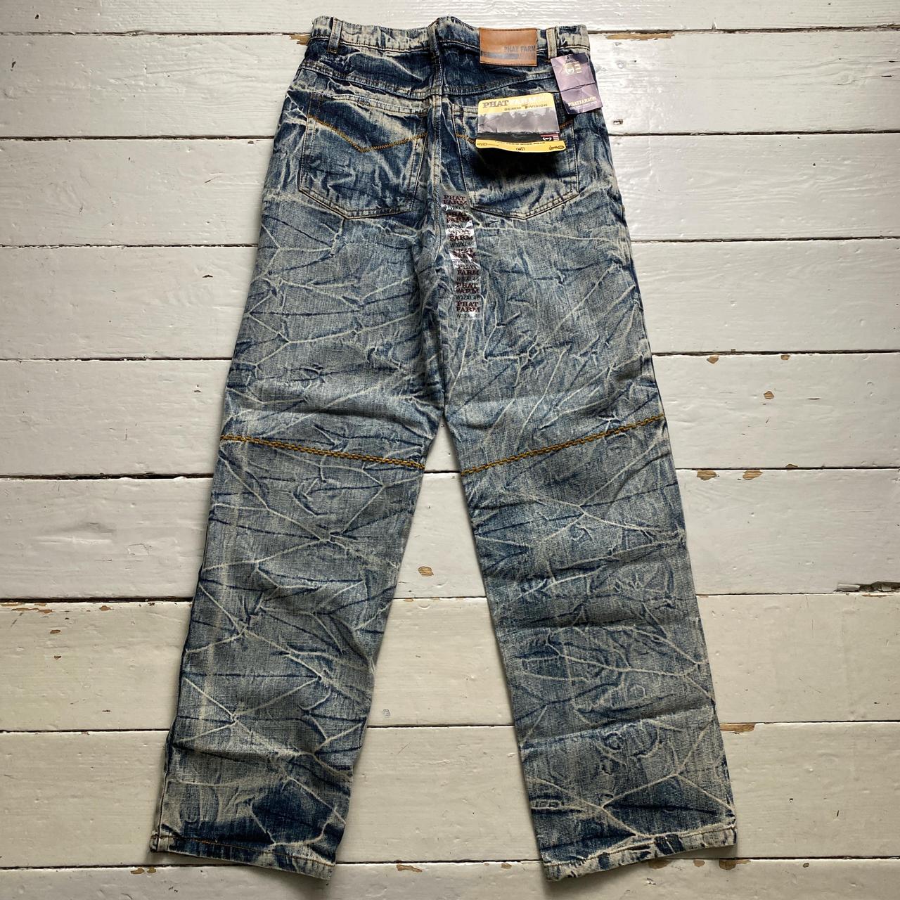 Phat Farm Vintage 90’s Baggy Stonewashed Jeans