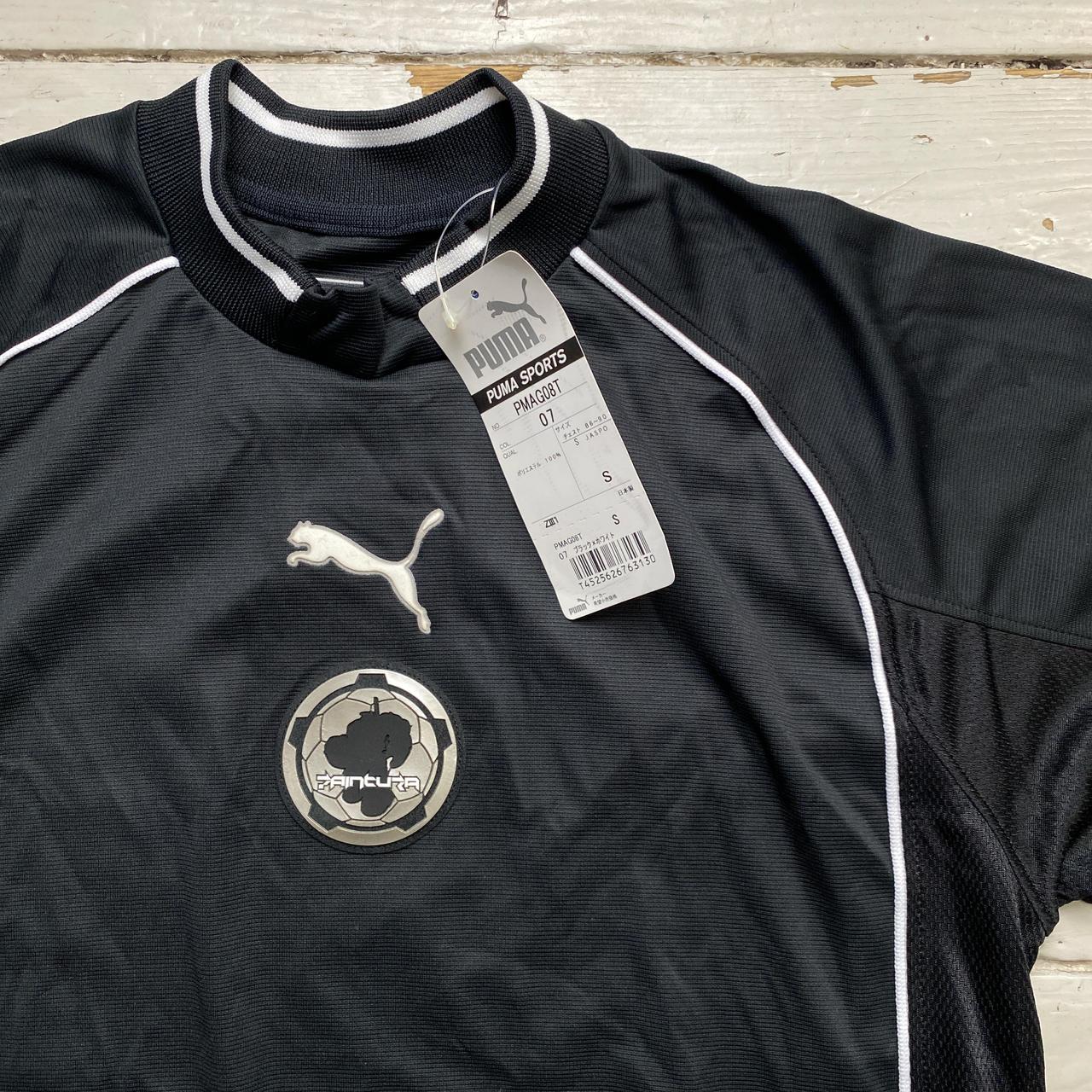 Puma Paintura Black and White Football Jersey