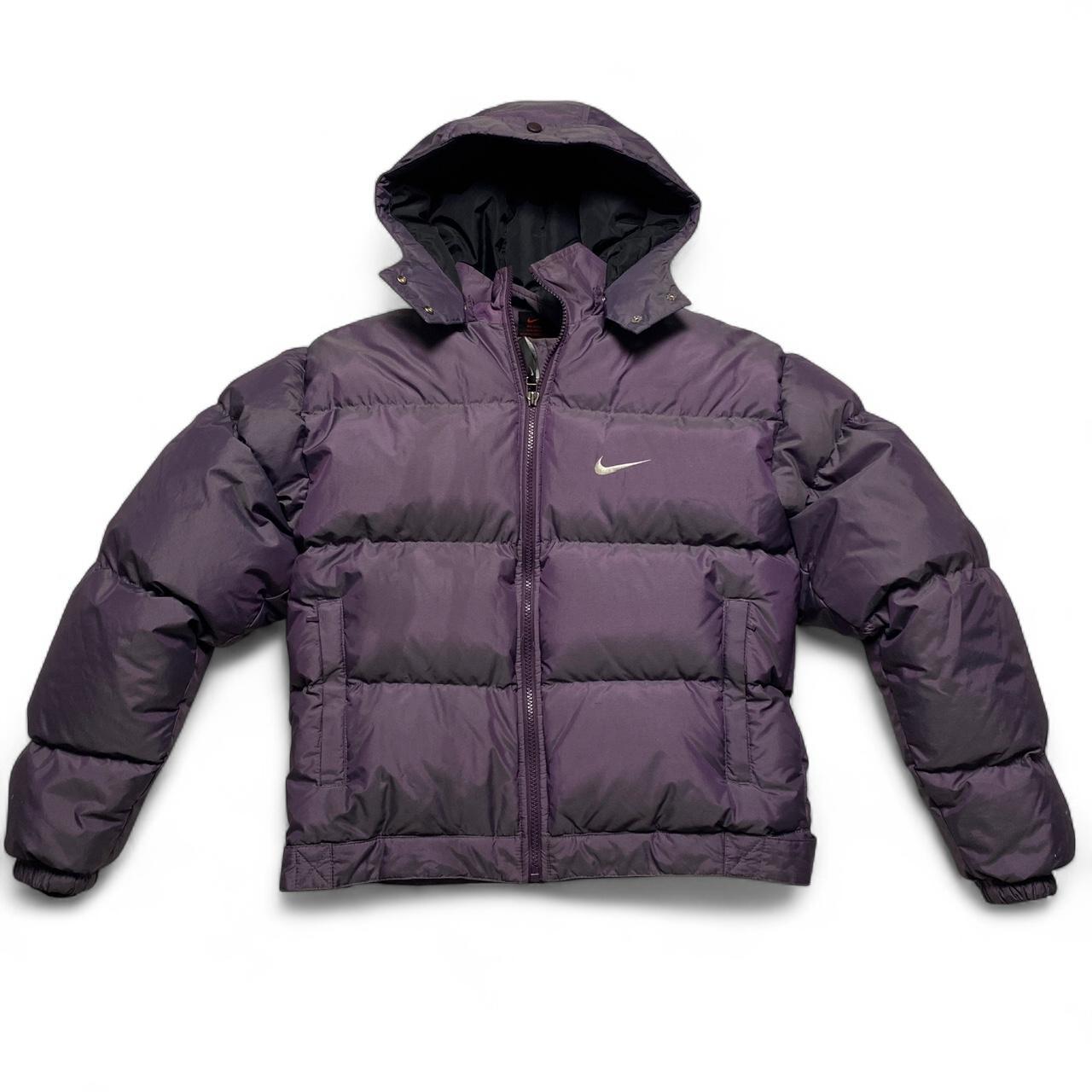 Nike Vintage 90’s Purple Womens Puffer Coat (S)