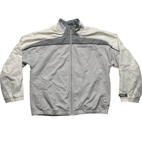Nike Air Max Vintage y2k Silver and White Shell Tracksuit Jacket (XL)