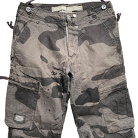 Zoo York Vintage Camouflage Cargo Army Combat Trousers Grey (32W)