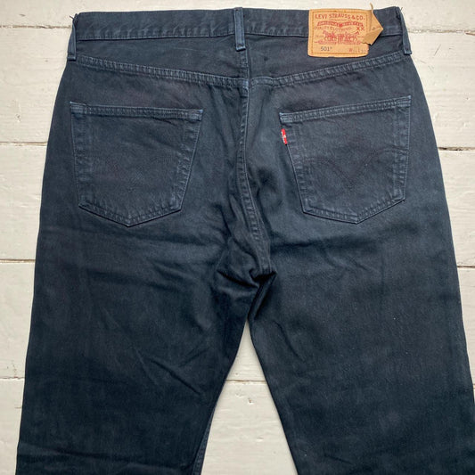 Levis 501 Black Baggy Jeans