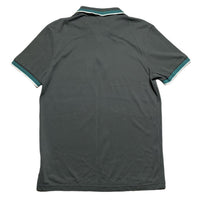 Hugo Boss Grey White and Blue Polo Shirt (L)