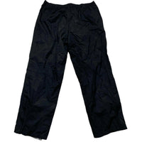 Nike Black and White Swoosh Baggy Trackpant Shell Bottoms (M)