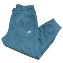 Nike Blue and White Swoosh Joggers (2XL)
