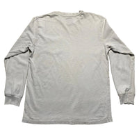 Supreme White and Red Small Tag Long Sleeve T Shirt Sweatshirt (L)