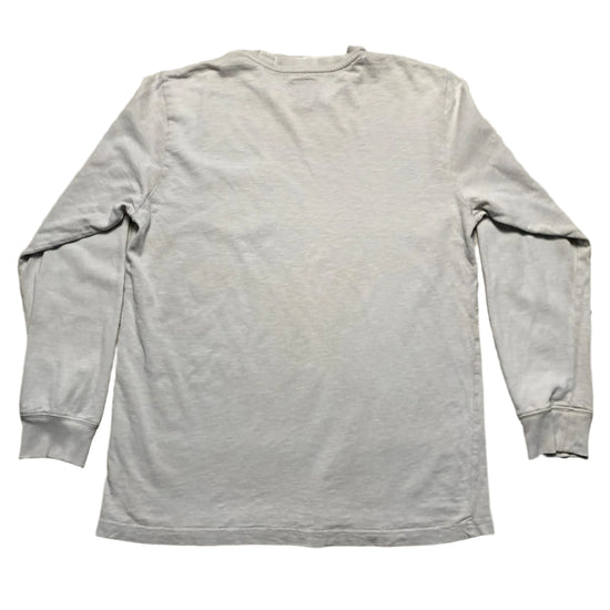 Supreme White and Red Small Tag Long Sleeve T Shirt Sweatshirt (L)