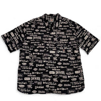 Dickies All Over Black and White Short Sleeve Shirt (XL)