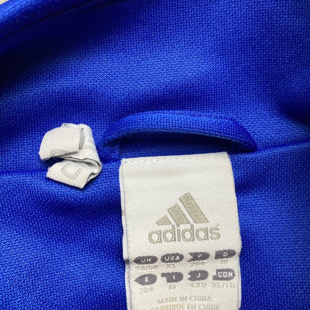 Adidas Hamburg SV Vintage Fly Emirates Blue and White Stripe Tracksuit Jacket