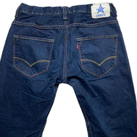 Levis Star 500 Navy Slim Fit Jeans (34W)