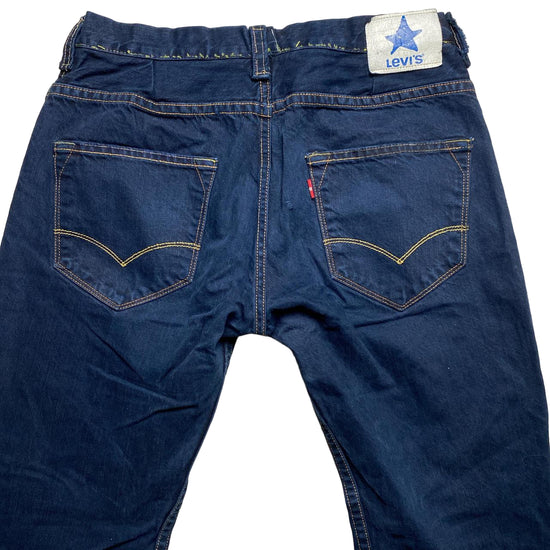 Levis Star 500 Navy Slim Fit Jeans (34W)