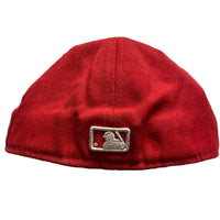 LA Dodgers Red and White Fitted Cap